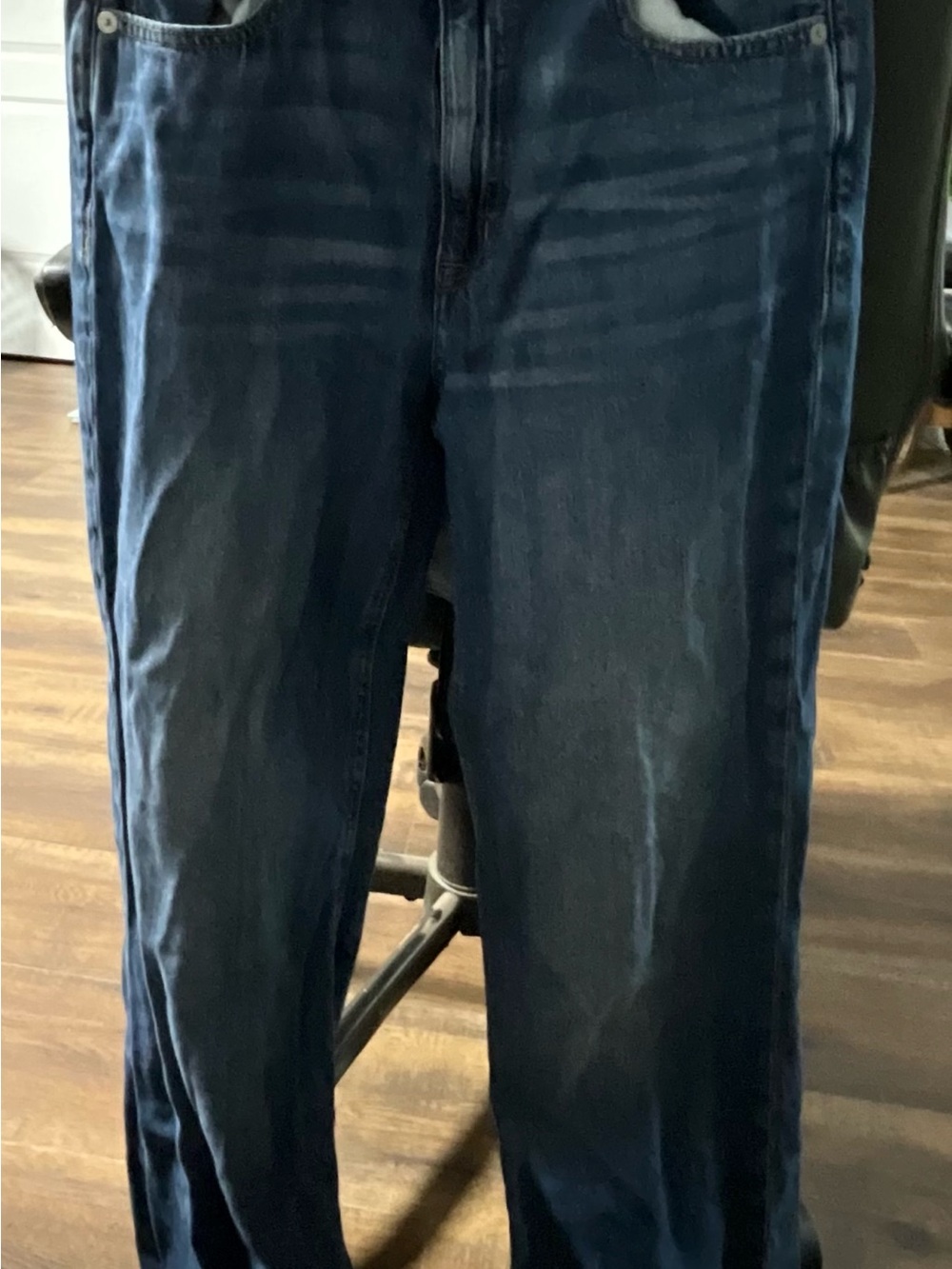 Aeropostale Men's Relaxed Fit Dark Blue Jeans